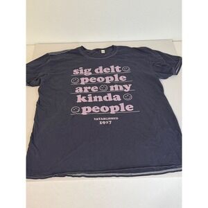 Sig Delt People‎ Are My Kinda People OS Oversized Graphic T-Shirt